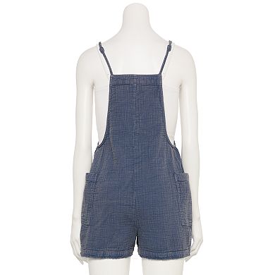 Juniors' SO® Double Gauze Shortalls