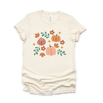 Pastel Pumpkins Short Sleeve Graphic Tee