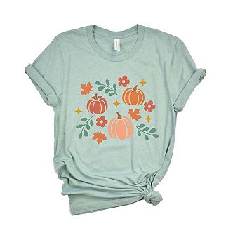 Pastel Pumpkins Short Sleeve Graphic Tee