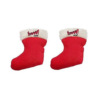 Yeowww! Duckyworld 100% Organic Flower Leaf Catnip Cat Toy Christmas 2 Stockings