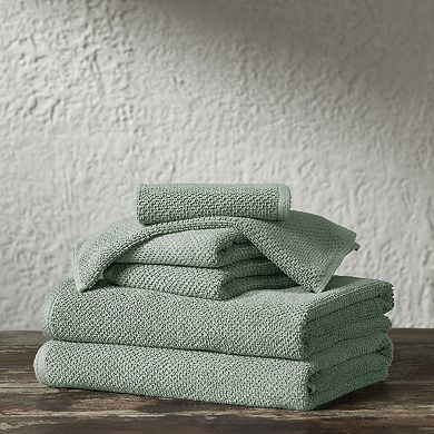 Textured 6 Piece Towel Set