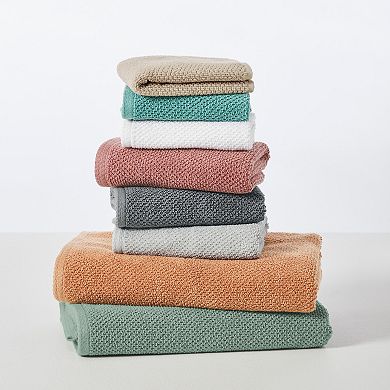Textured 6 Piece Towel Set