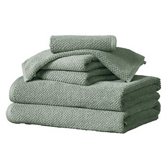 Textured 6 pc Towel Set