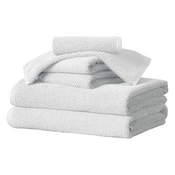Textured 6 pc Towel Set