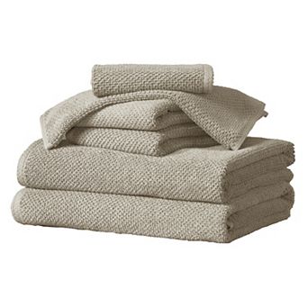 Textured 6 pc Towel Set