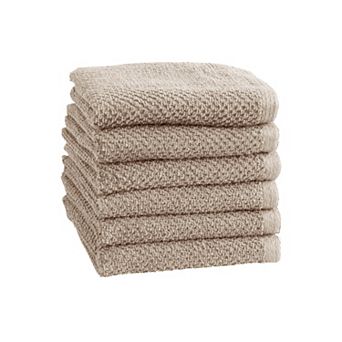 Textured 6 Pack Hand Towels