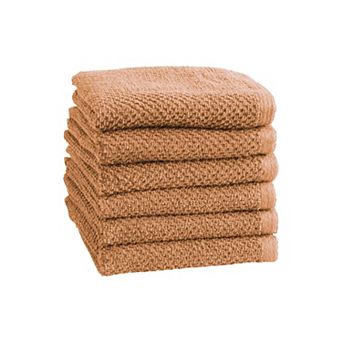 Textured 6 Pack Hand Towels
