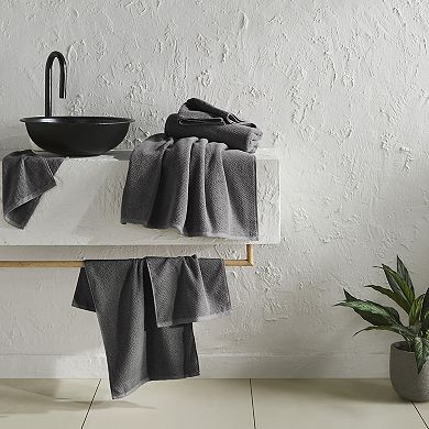 Textured 6 Pack Hand Towels