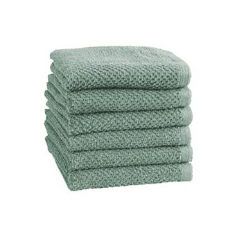 Textured 6 Pack Hand Towels