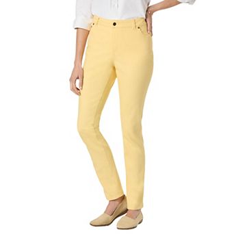 Woman Within Plus Size Petite Stretch-Denim Slim-Leg Five-Pocket Jeans