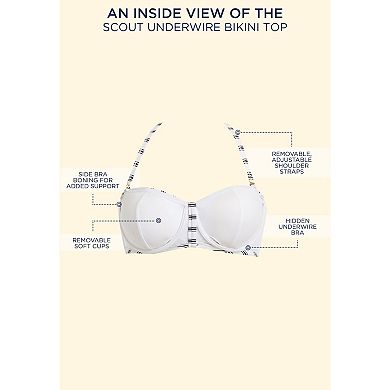 Swimsuits for All Women's Scout Underwire Bikini Top