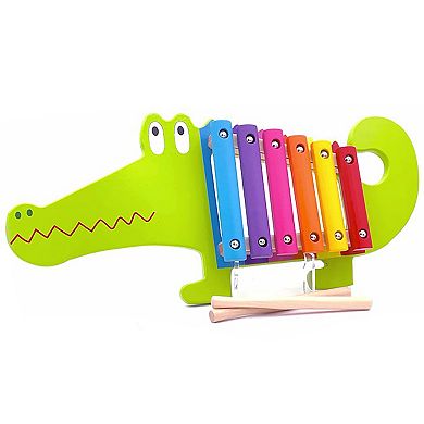 Orange Tree Toys Wooden Xylophone Crocodile