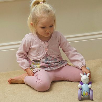 Orange Tree Toys Push & Pull Along Wooden Unicorn Toy