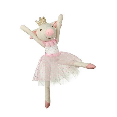 Orange Tree Toys Pig Princess Ballerina Rag Doll