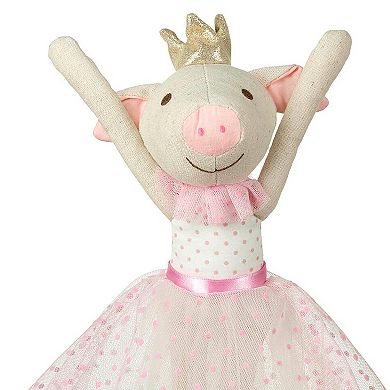 Orange Tree Toys Pig Princess Ballerina Rag Doll