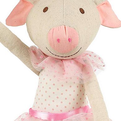 Orange Tree Toys Pig Princess Ballerina Rag Doll