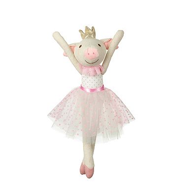 Orange Tree Toys Pig Princess Ballerina Rag Doll