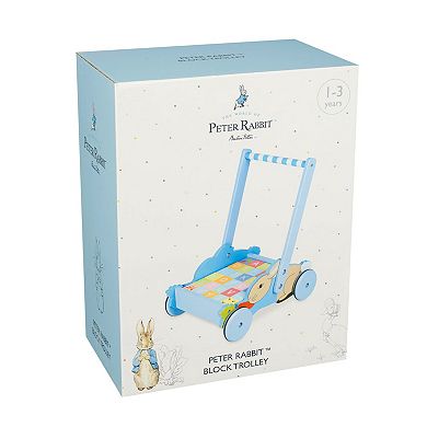 Orange Tree Toys Peter Rabbit Wooden Block Trolley