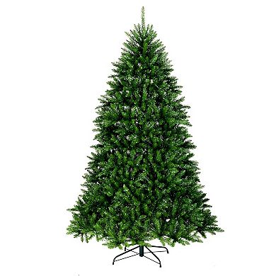 National Tree Company 7.5-ft. Dunhill Fir Shimmer Silver Tinsel 750-Light Artificial Christmas Tree