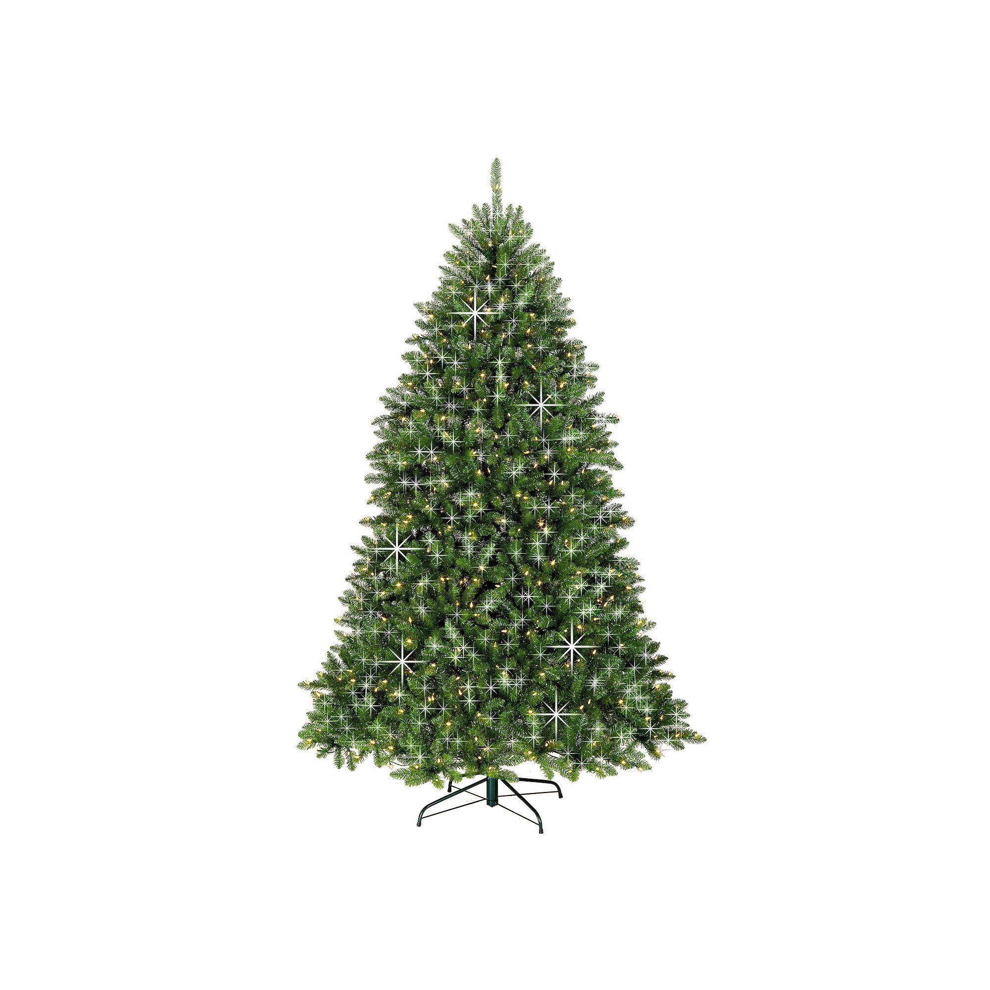 National Tree Company 7.5-ft. Dunhill Fir® Shimmer Tinsel 700-Light Artifi
