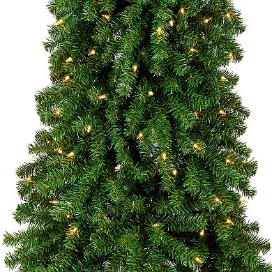 National Tree Company 6.5-ft. Pre-Lit Grand Alpine Pencil Slim Artificial Christmas Tree