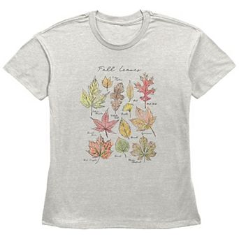 Women's Fall Leaves Graphic Tee