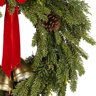 National Tree Company 28-in. Bells Pine Artificial Christmas Wreath
