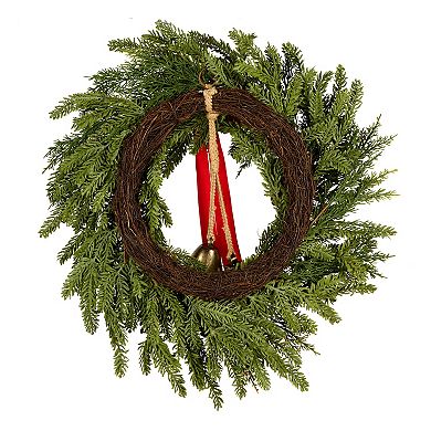 National Tree Company 28-in. Bells Pine Artificial Christmas Wreath