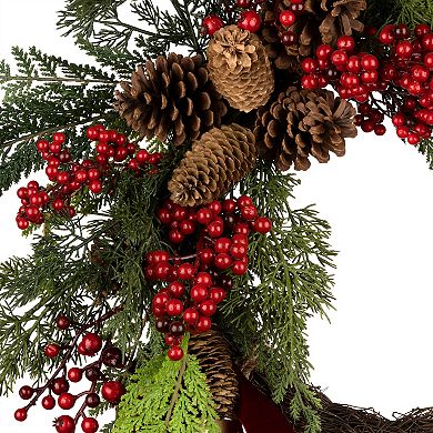 National Tree Company 24-in. Joy Artificial Christmas Half Wreath