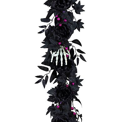 National Tree Company 6-ft. Pre-Lit Bad to the Bone Halloween Artificial Garland