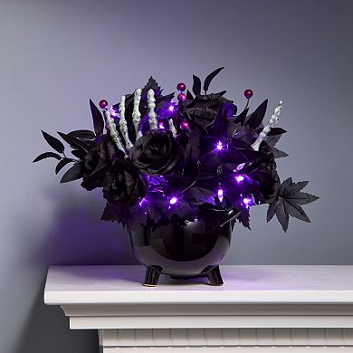 National Tree Company 19-in. Bad to the Bone LED Halloween Centerpiece