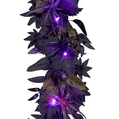 National Tree Company 6-ft. Pre-Lit LED Scare in the Air Halloween Artificial Garland
