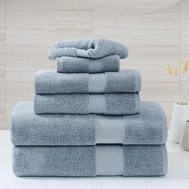 Brooklyn Loom Oversized Luxe Turkish Cotton 6-Piece Towel Set
