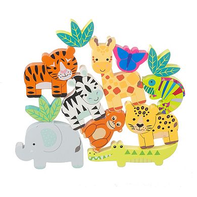 Orange Tree Toys Stacking Jungle Animals
