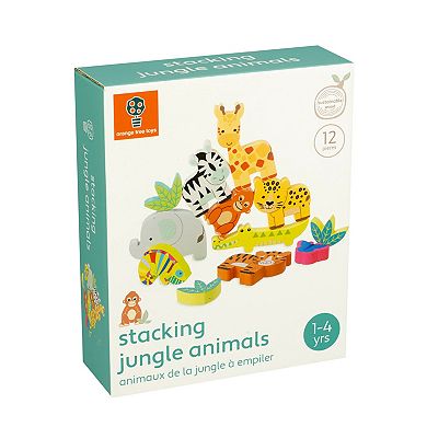 Orange Tree Toys Stacking Jungle Animals