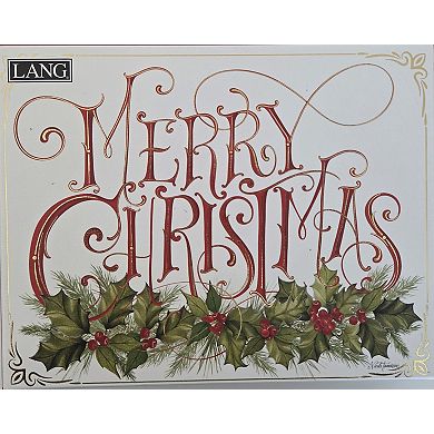 LANG Christmas Holly Boxed Christmas Cards