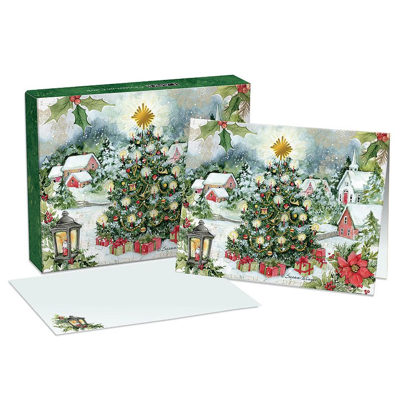 UPC 726225125419 product image for LANG Christmas Tree Boxed Christmas Cards | upcitemdb.com