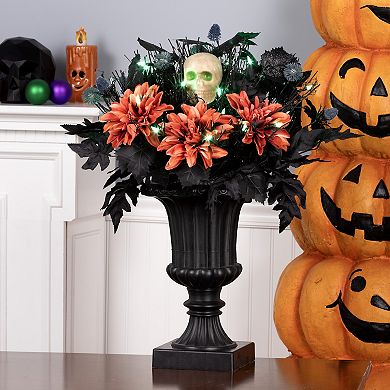 National Tree Company 20-in. LED Boo-tiful Halloween Urn Centerpiece
