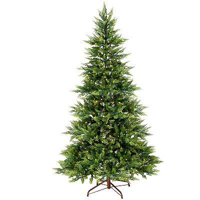 National Tree Company 7.5 ft. Festive Fern 600 Light Artificial Christmas Tree