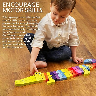 Orange Tree Toys Crocodile Alphabet Puzzle