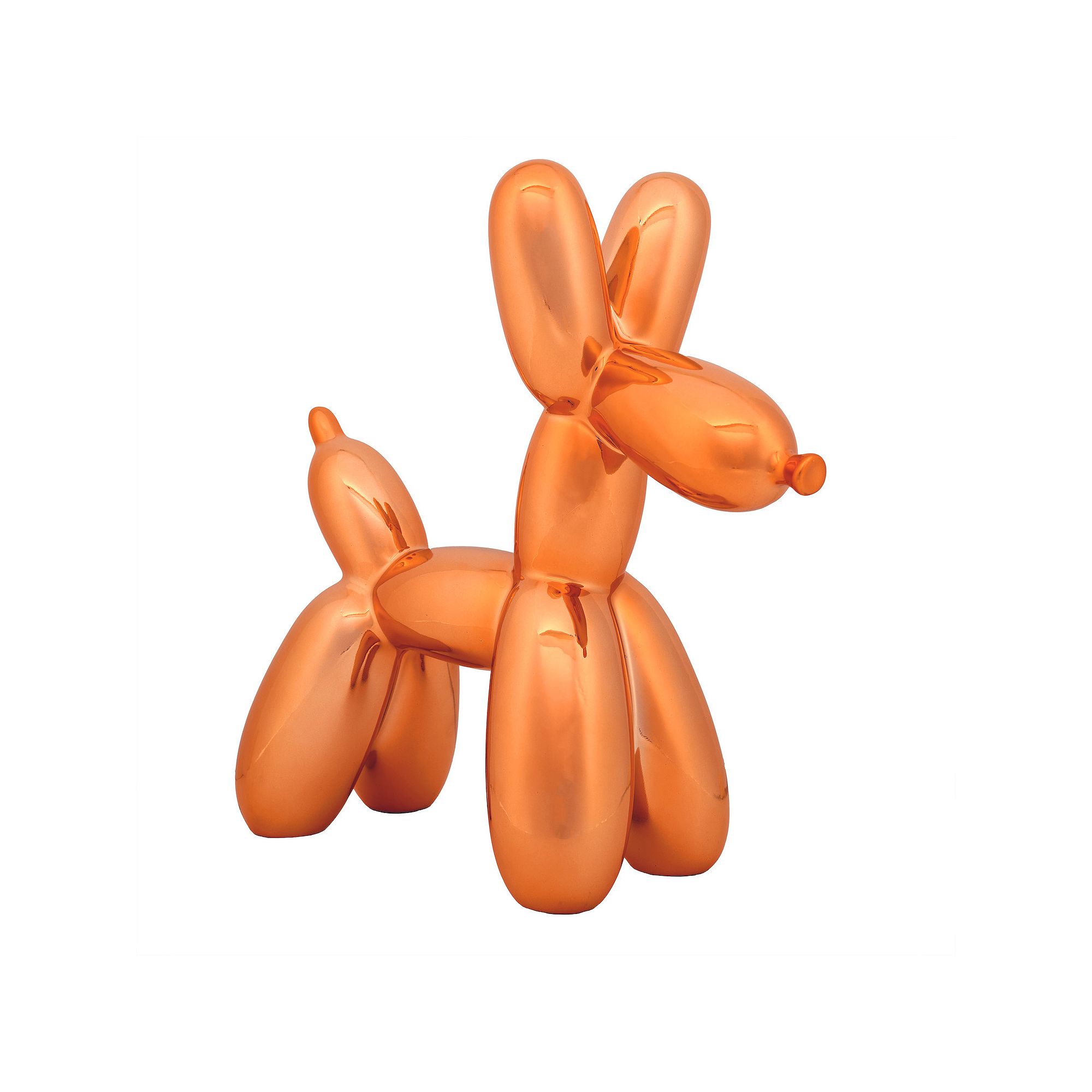 National Tree Company 11-in. Orange Balloon Dog Figurine Table Decor