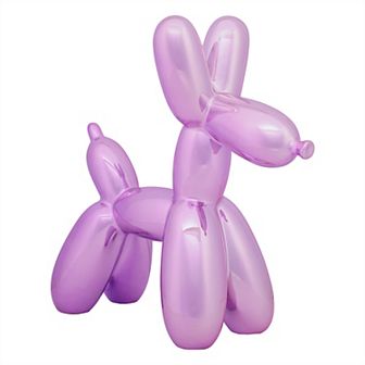 National Tree Company 11 in Purple Balloon Dog Figurine Table Decor