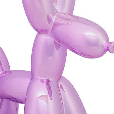 National Tree Company 11-in. Purple Balloon Dog Figurine Table Decor