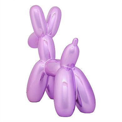 National Tree Company 11-in. Purple Balloon Dog Figurine Table Decor