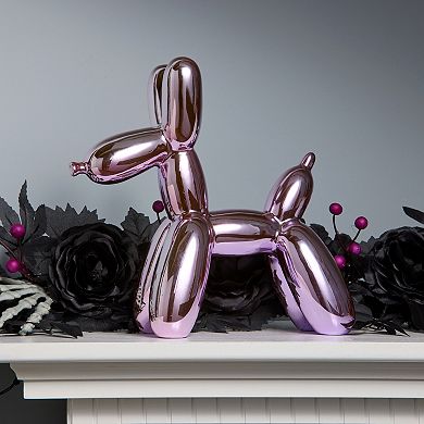 National Tree Company 11-in. Purple Balloon Dog Figurine Table Decor