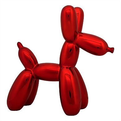 National Tree Company 11-in. Red Balloon Dog Figurine Table Decor