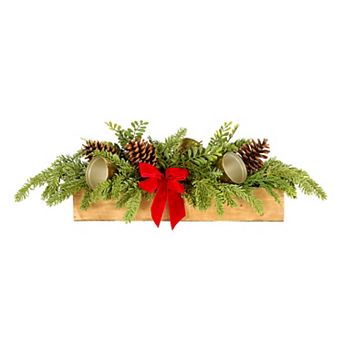 National Tree Company 27 in Christmas Bells Centerpiece