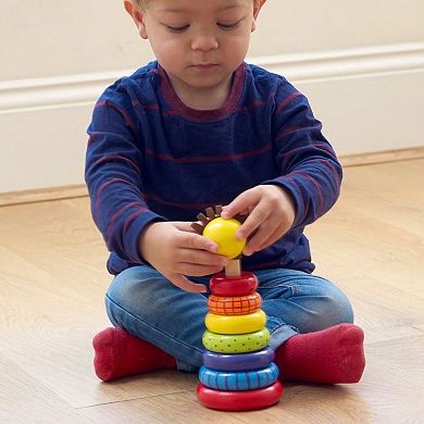 Orange Tree Toys Lion Wooden Stacking Ring
