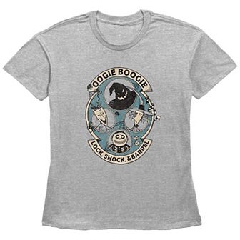 Disney's The Nightmare Before Christmas Oogie Boogie Lock, Shock, & Barrel Women's Graphic Tee