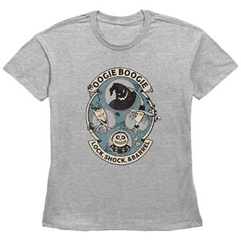 Disney's The Nightmare Before Christmas Oogie Boogie Lock, Shock, & Barrel Women's Graphic Tee